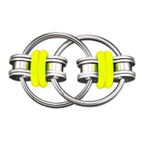 Set 4 jucarii Spinner Key Chain Fidget, antistres, galben/violet, Vivo, SPINNER4